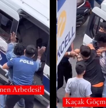polis kacak gocmen serbest birakma