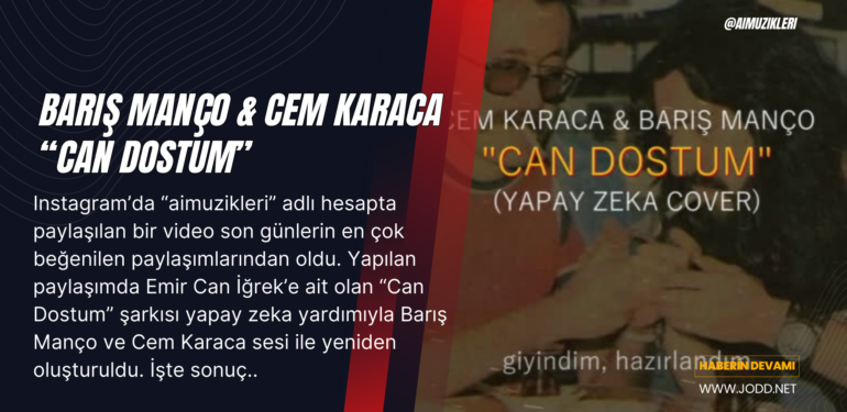 barış manço cem karaca can dostum şarkısı