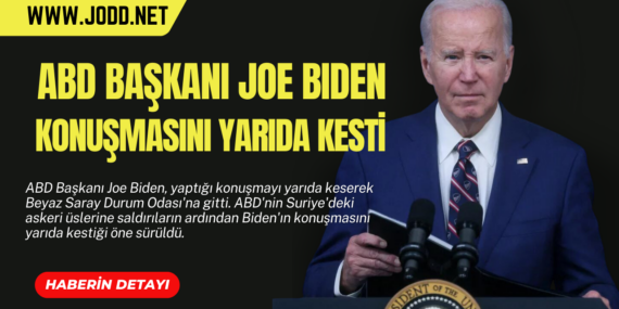 joe biden konusmasini yarida kesti