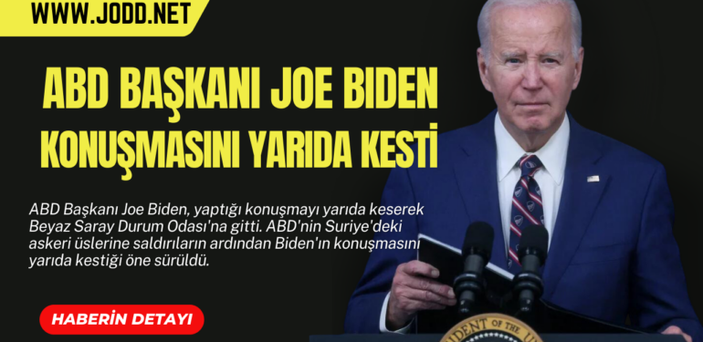 joe biden konusmasini yarida kesti