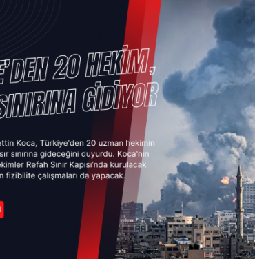 turkiyeden doktorlar gazzeye gidiyor