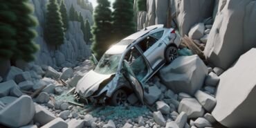 usak araba trafik kazasi ucurum