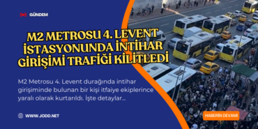 istanbul metrosunda intihar girisimi