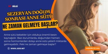 anne sutu dogumdan kac gun sonra baslar