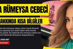 ela rumeysa cebeci aslen nereli