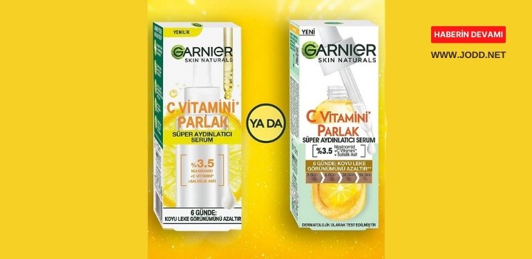 garnier c vitamini serum yorumlari