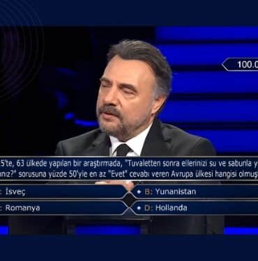 tuvaletten sonra ellerinizi suyla yikar misiniz