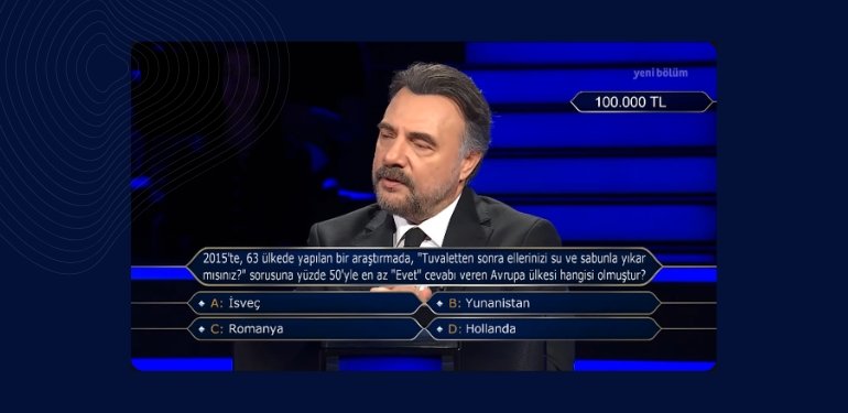 tuvaletten sonra ellerinizi suyla yikar misiniz